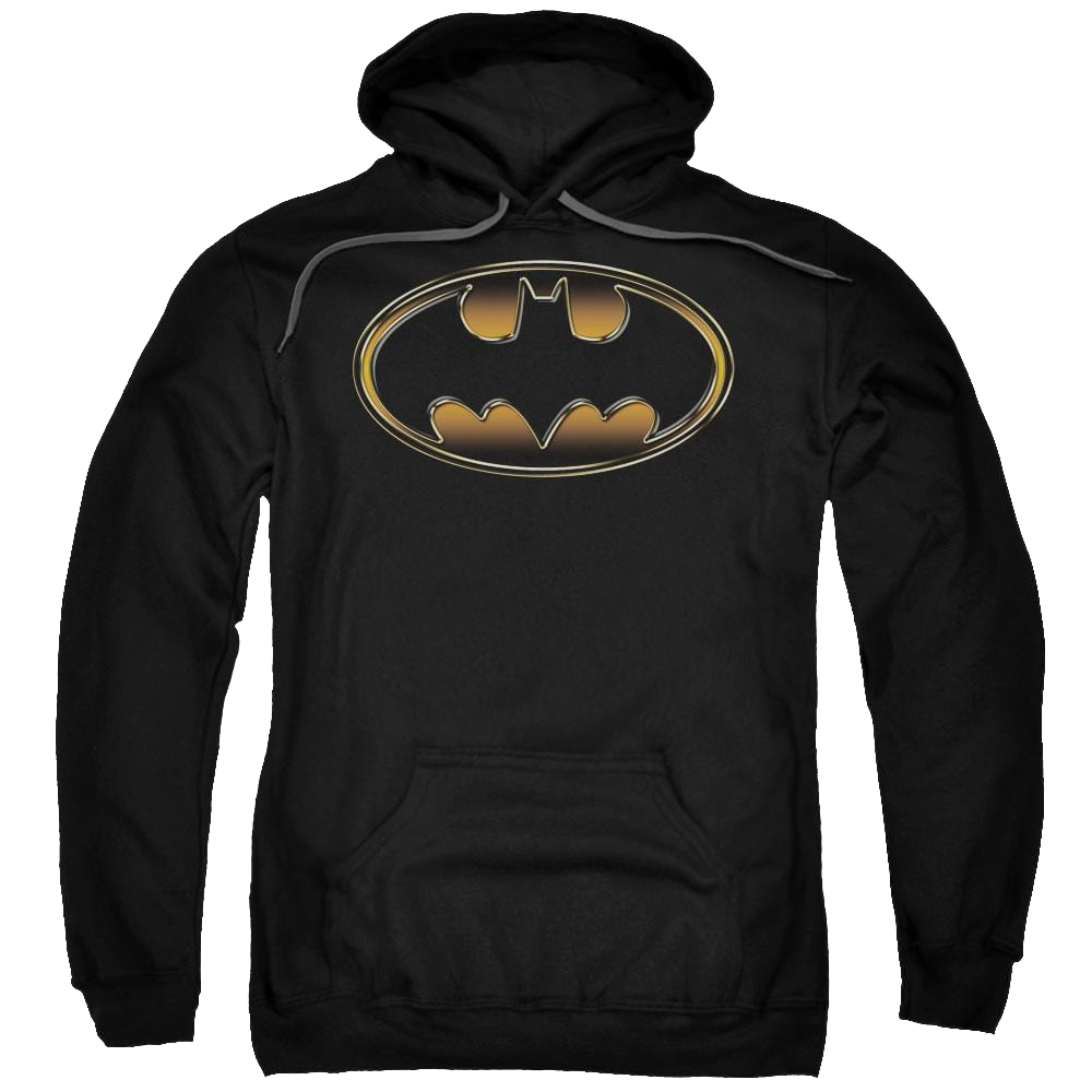 Batman Black & Gold Embossed - Pullover Hoodie Pullover Hoodie Batman