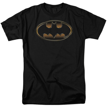 Batman Black & Gold Embossed - Men's Regular Fit T-Shirt Men's Regular Fit T-Shirt Batman