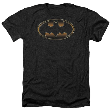 Batman Black & Gold Embossed - Men's Heather T-Shirt Men's Heather T-Shirt Batman