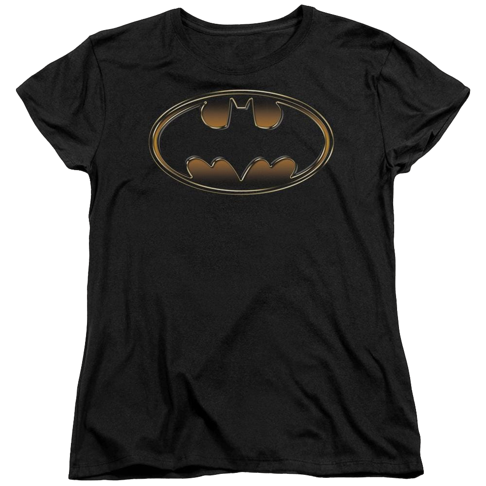 Batman Black & Gold Embossed - Women's T-Shirt Women's T-Shirt Batman
