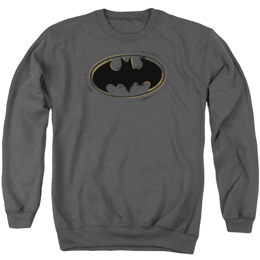 Batman Spray Paint Logo - Men's Crewneck Sweatshirt Men's Crewneck Sweatshirt Batman