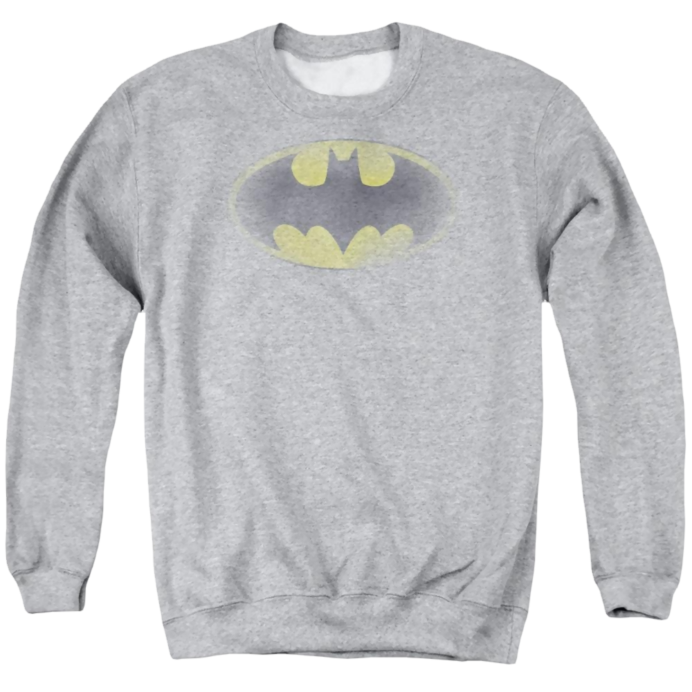 Batman Faded Logo - Men's Crewneck Sweatshirt Men's Crewneck Sweatshirt Batman