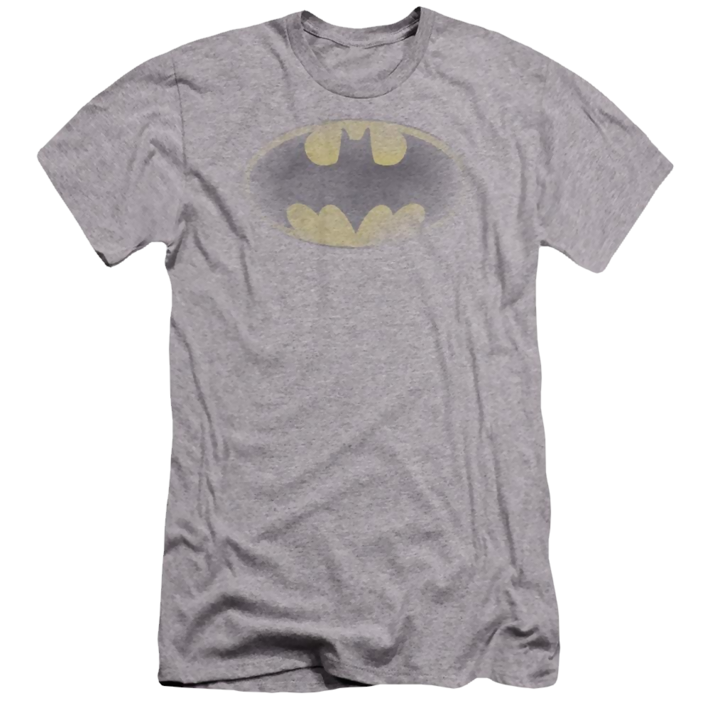 Batman Faded Logo - Men's Premium Slim Fit T-Shirt Men's Premium Slim Fit T-Shirt Batman