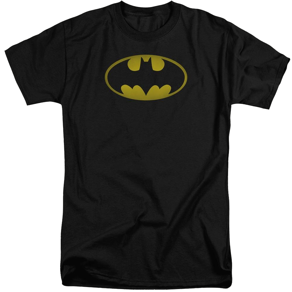 Batman Washed Bat Logo - Men's Tall Fit T-Shirt Men's Tall Fit T-Shirt Batman