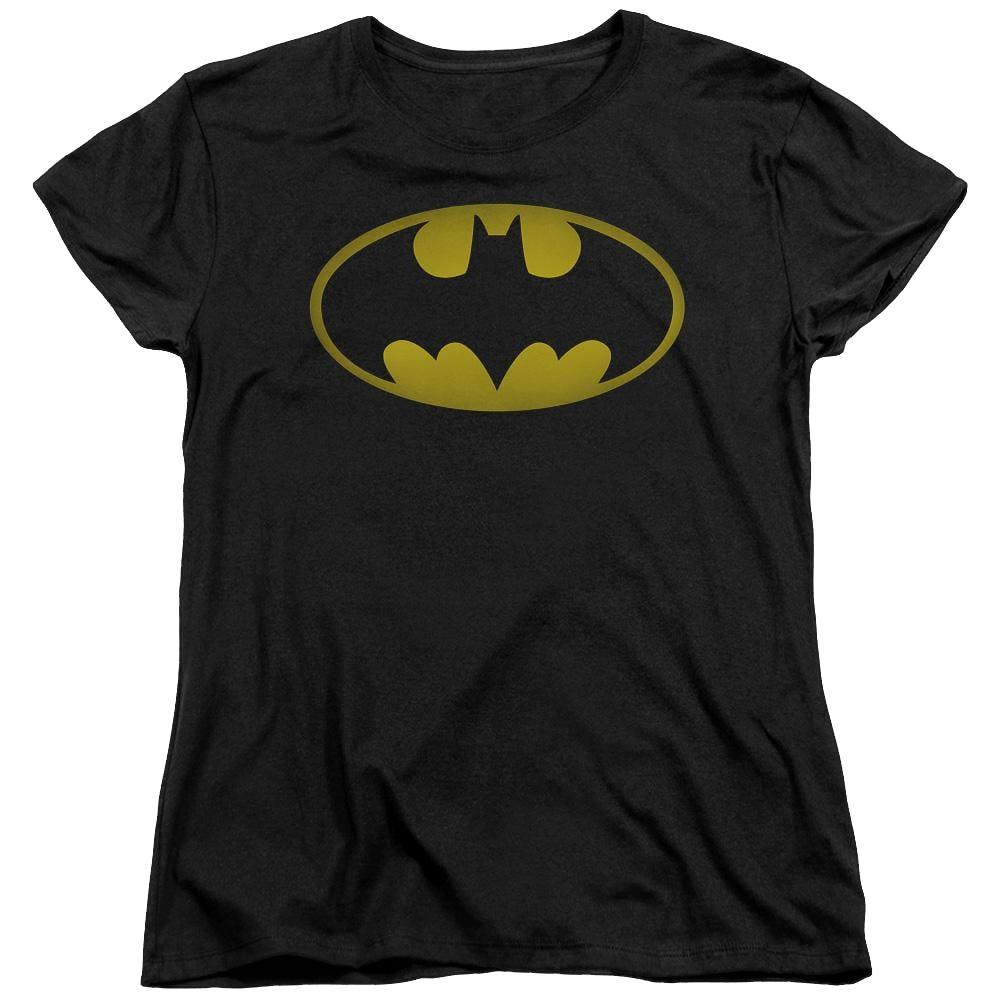 Batman Washed Bat Logo - Women's T-Shirt Women's T-Shirt Batman