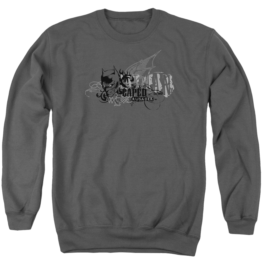 Batman Urban Crusader - Men's Crewneck Sweatshirt Men's Crewneck Sweatshirt Batman