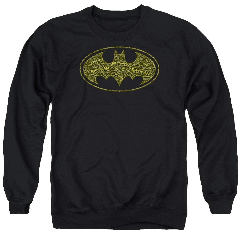 Batman Type Logo - Men's Crewneck Sweatshirt Men's Crewneck Sweatshirt Batman