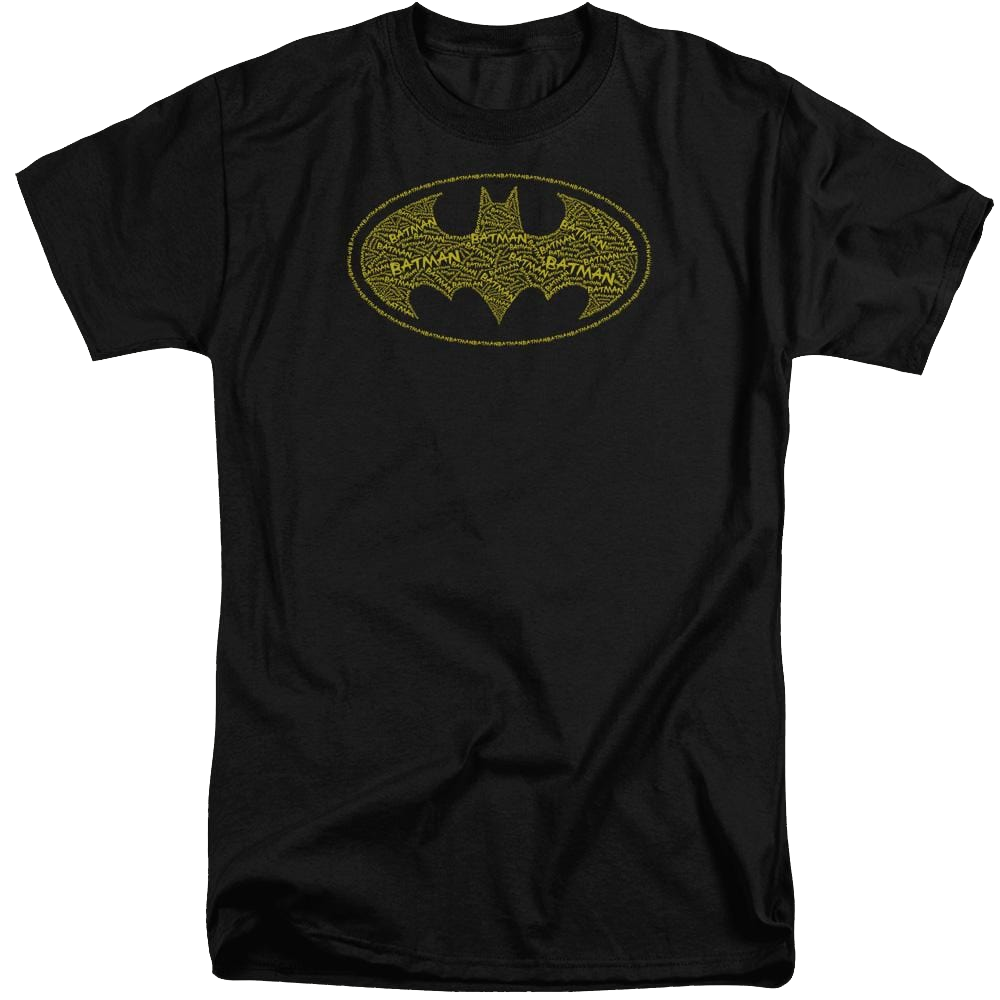 Batman Type Logo - Men's Tall Fit T-Shirt Men's Tall Fit T-Shirt Batman