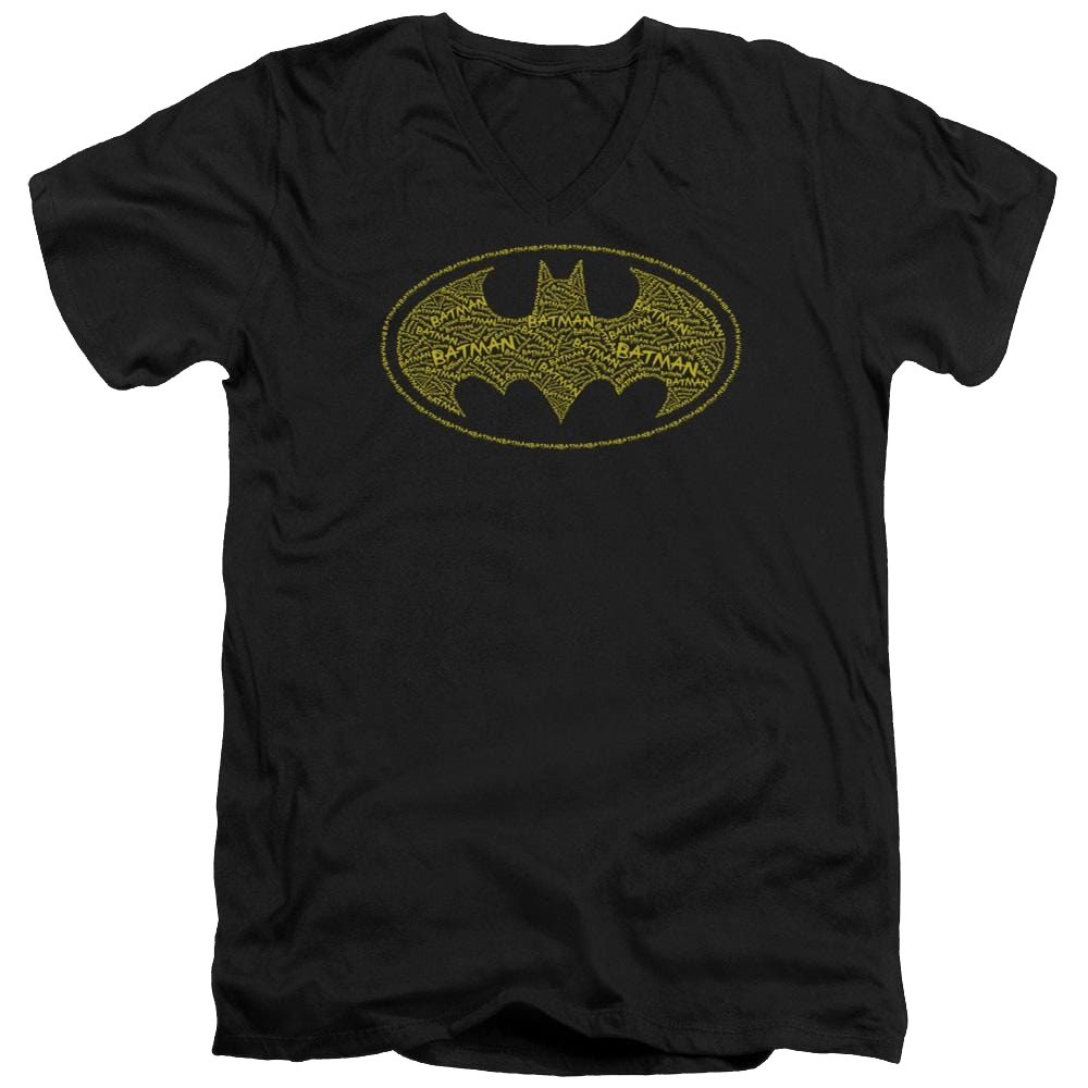Batman Type Logo - Men's V-Neck T-Shirt Men's V-Neck T-Shirt Batman