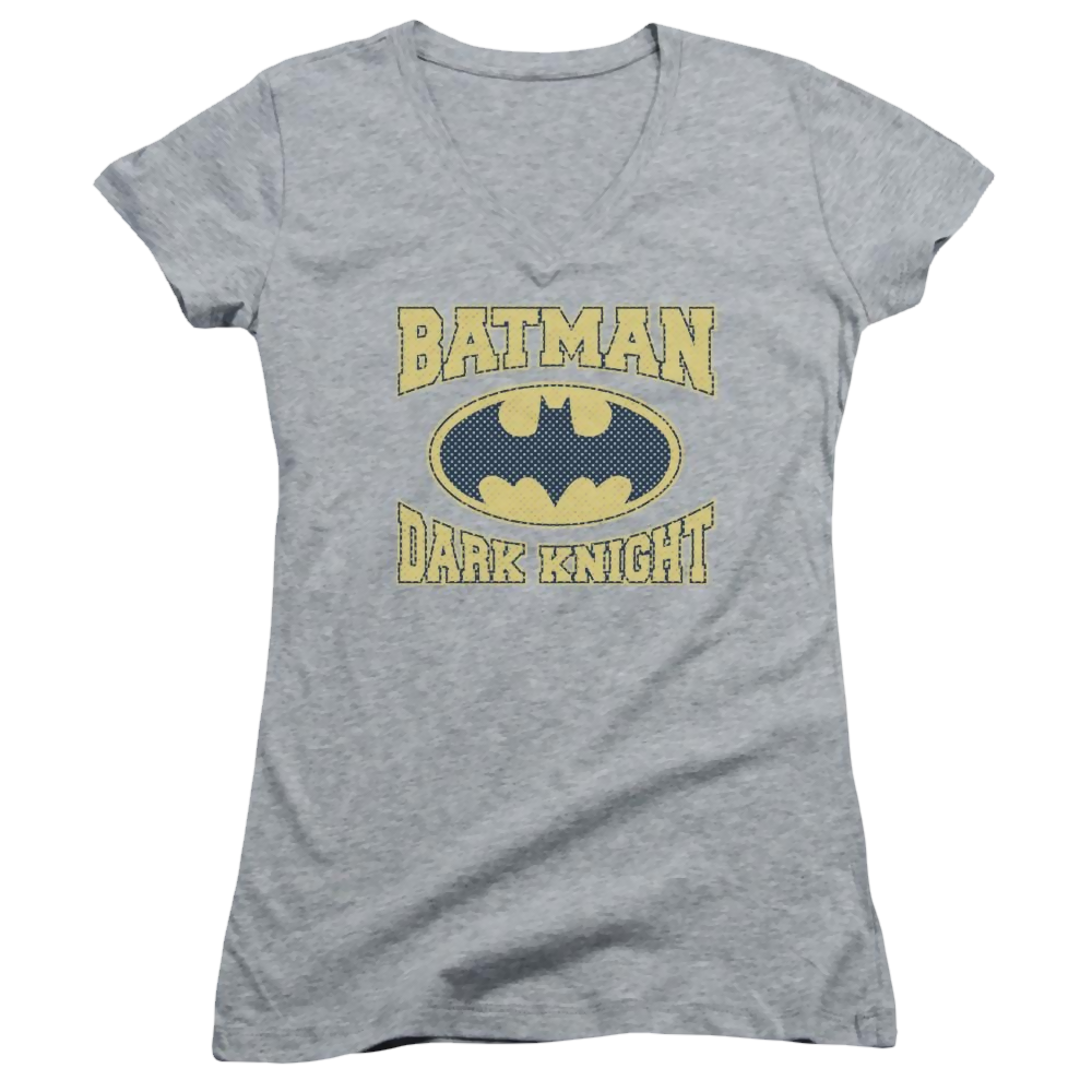 Batman Dark Knight Jersey - Juniors V-Neck T-Shirt Juniors V-Neck T-Shirt Batman