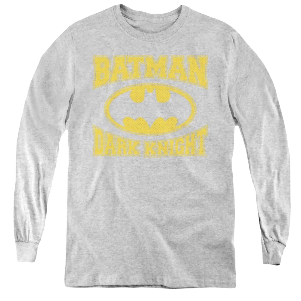 Dc Batman Dark Knight Jersey - Youth Long Sleeve T-Shirt Youth Long Sleeve T-Shirt Batman