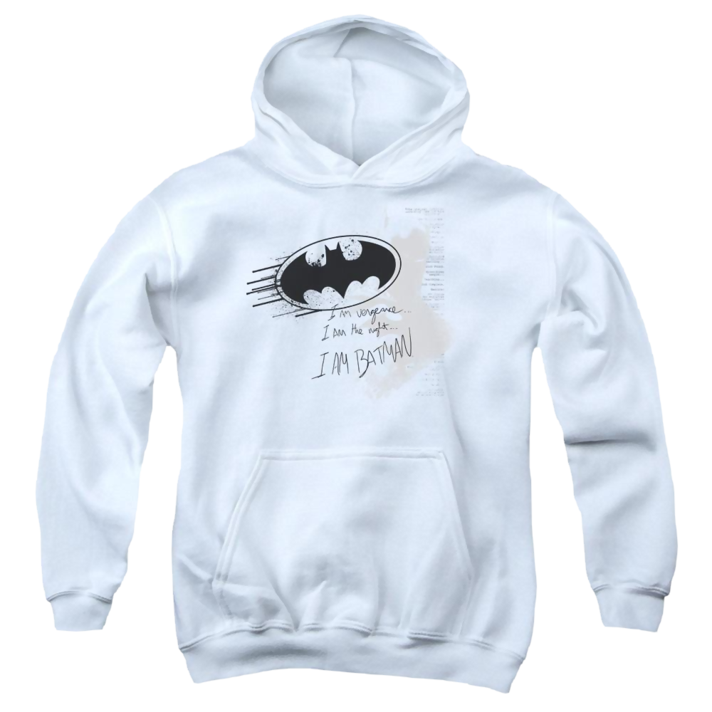 Dc Batman I Am Vengeance - Youth Hoodie Youth Hoodie (Ages 8-12) Batman
