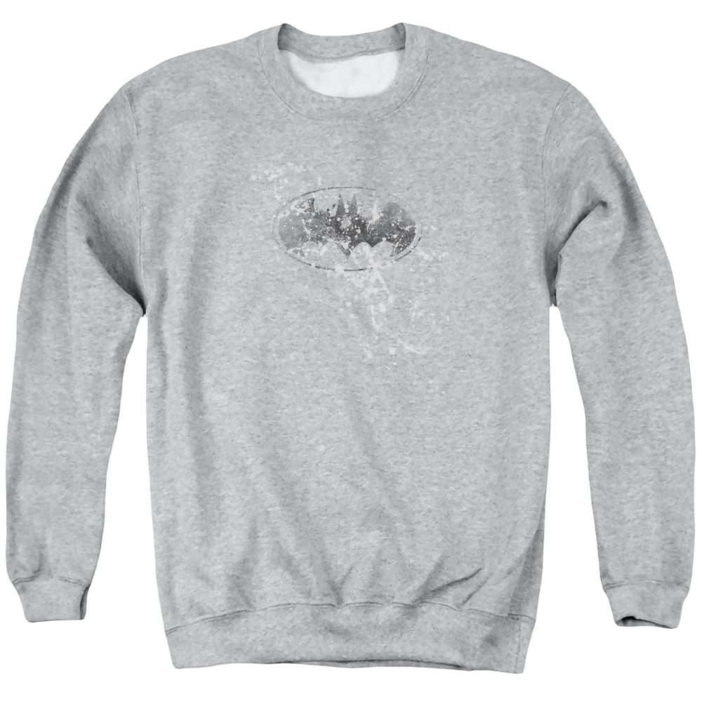 Batman Burned & Splattered - Men's Crewneck Sweatshirt Men's Crewneck Sweatshirt Batman