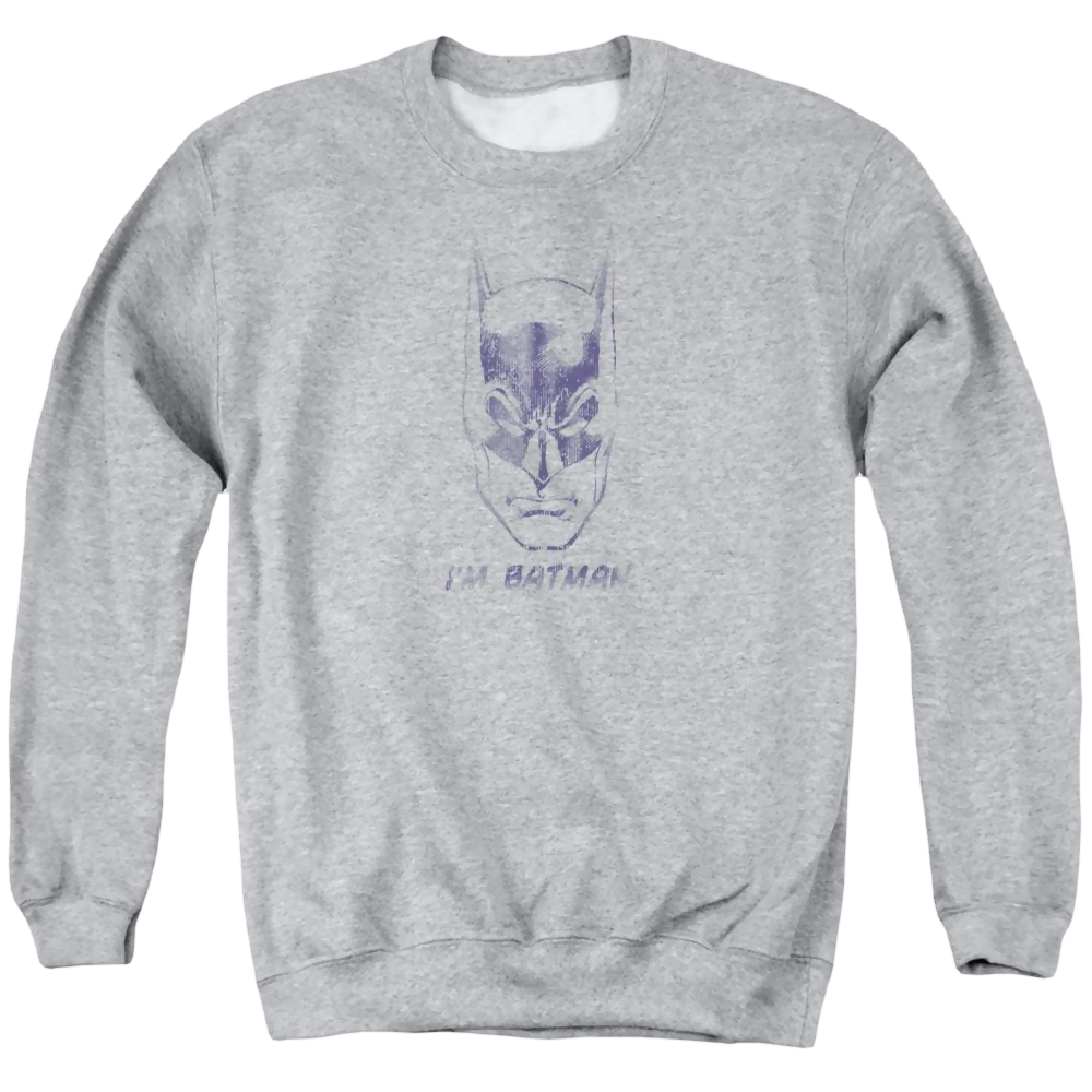 Batman Im Batman - Men's Crewneck Sweatshirt Men's Crewneck Sweatshirt Batman