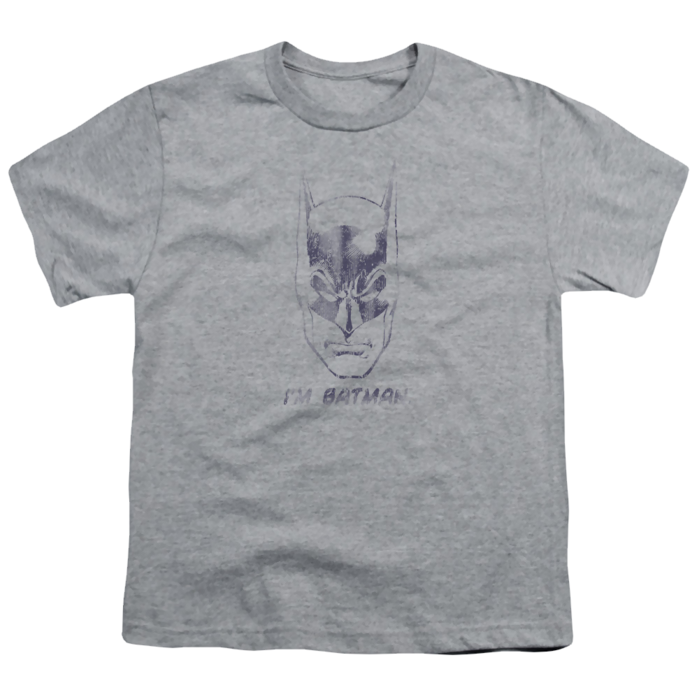 DC Batman Im Batman - Youth T-Shirt Youth T-Shirt (Ages 8-12) Batman