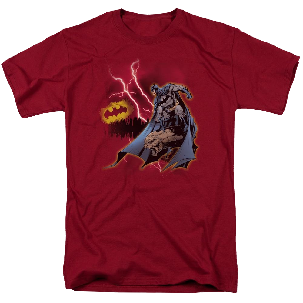 Batman Lightning Strikes - Men's Regular Fit T-Shirt Men's Regular Fit T-Shirt Batman