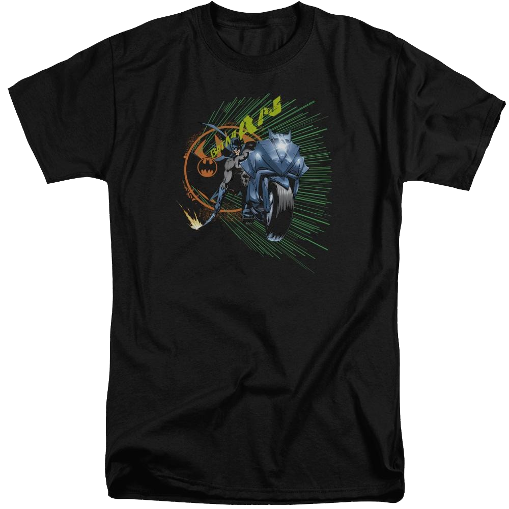 Batman Batcycle - Men's Tall Fit T-Shirt Men's Tall Fit T-Shirt Batman