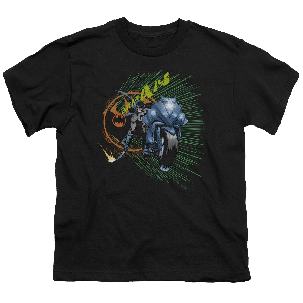 DC Batman Batcycle - Youth T-Shirt Youth T-Shirt (Ages 8-12) Batman