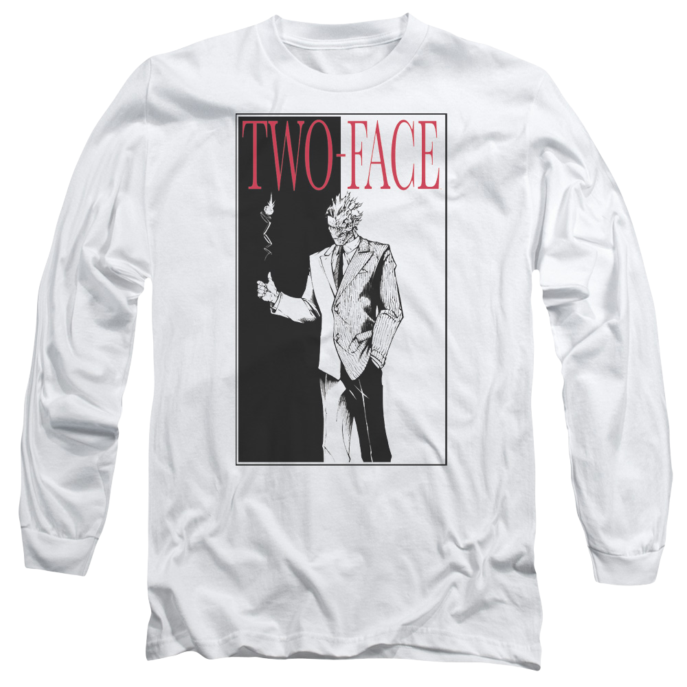 Batman Two Face - Men's Long Sleeve T-Shirt Men's Long Sleeve T-Shirt Batman