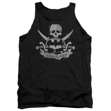 Black men's tank with Batman Dark Pirate graphic