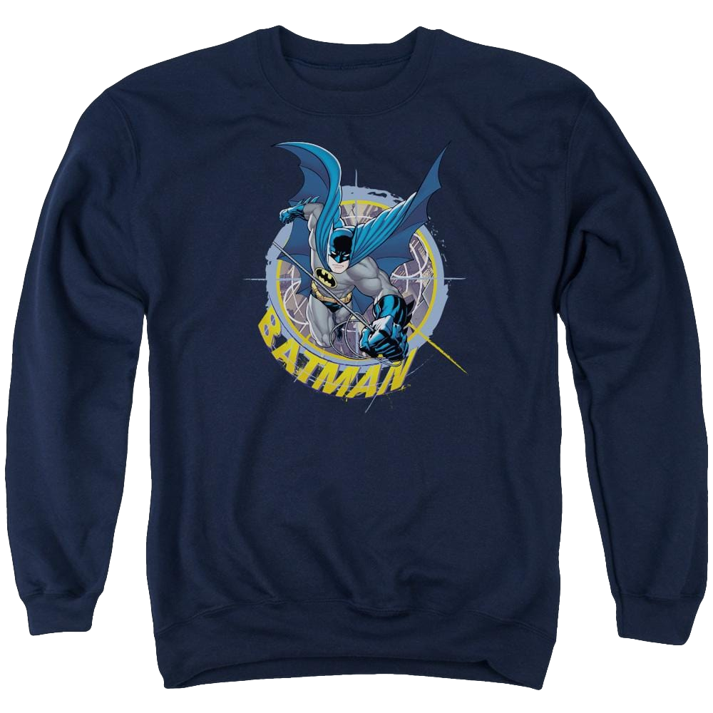 Batman In The Crosshairs - Men's Crewneck Sweatshirt Men's Crewneck Sweatshirt Batman