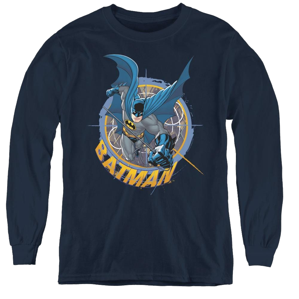 Dc Batman In The Crosshairs - Youth Long Sleeve T-Shirt Youth Long Sleeve T-Shirt Batman