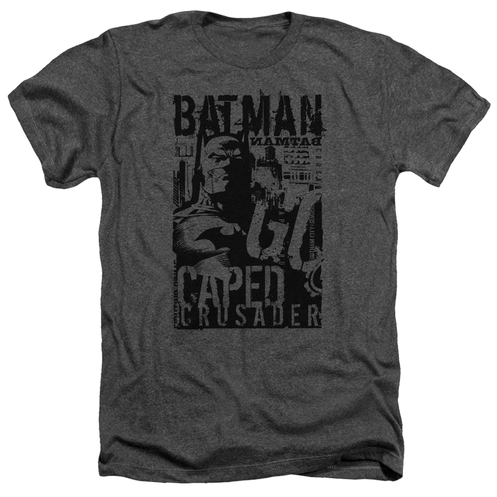 Batman Caped Crusader - Men's Heather T-Shirt Men's Heather T-Shirt Batman