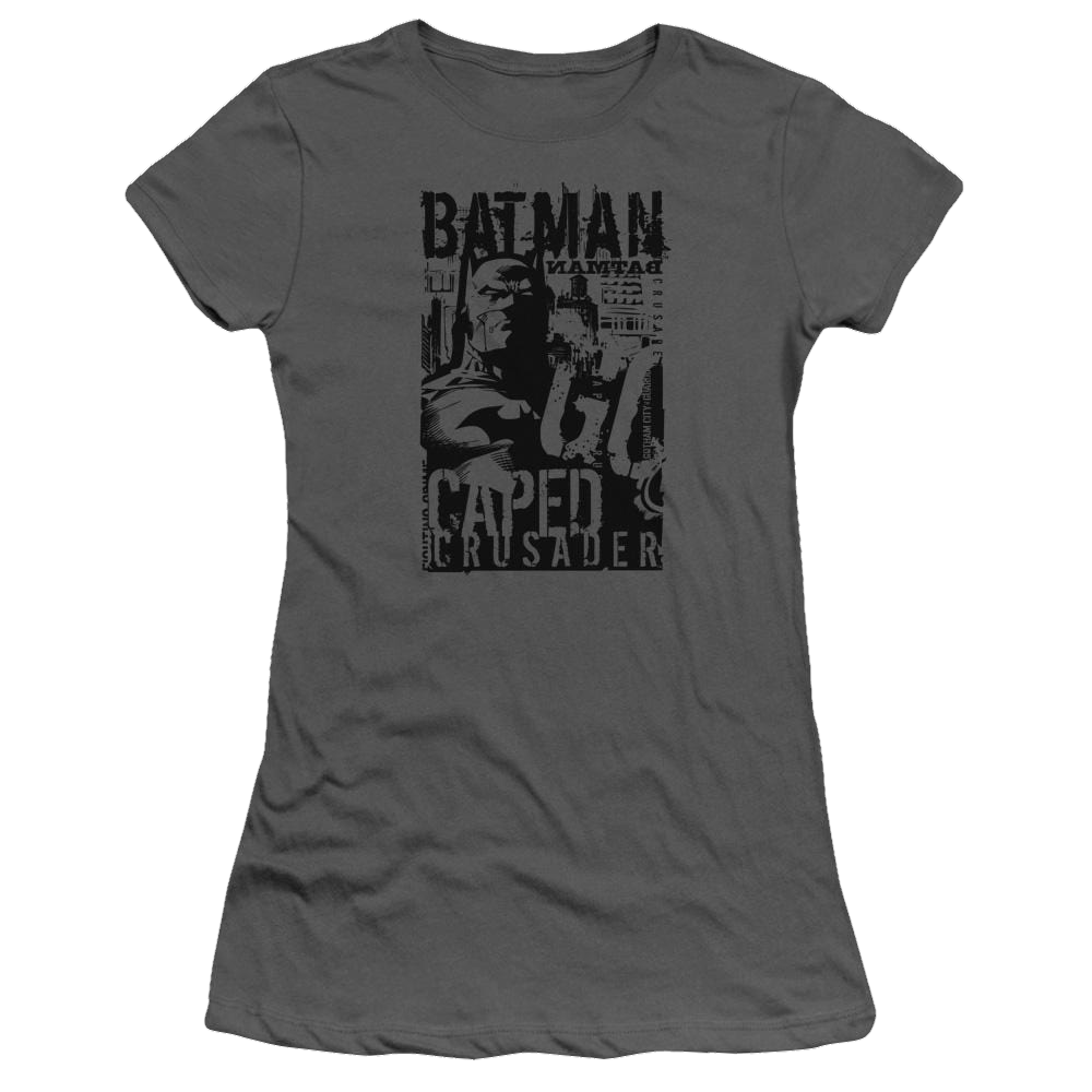 Batman Caped Crusader - Juniors T-Shirt Juniors T-Shirt Batman