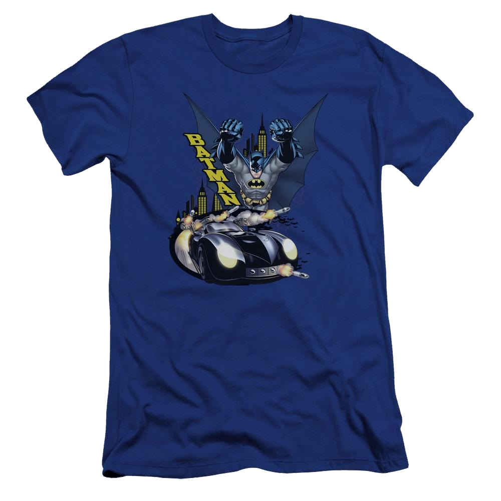 Batman By Air & By Land - Men's Premium Slim Fit T-Shirt Men's Premium Slim Fit T-Shirt Batman