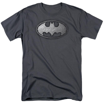 Charcoal men's regular fit t-shirt with Batman Duct Tape Logo graphic