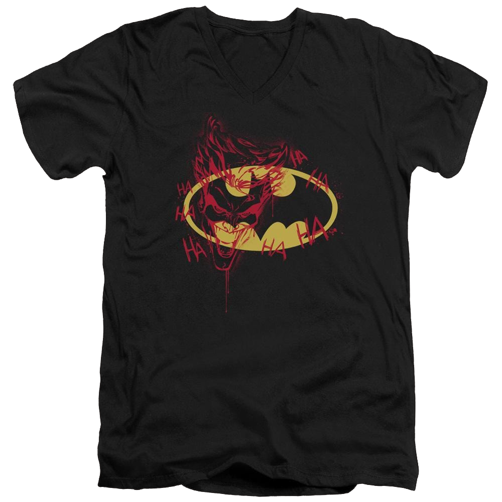 Batman Joker Graffiti - Men's V-Neck T-Shirt Men's V-Neck T-Shirt Batman