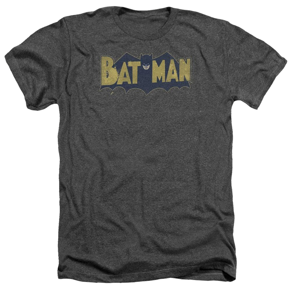 Batman Vintage Logo Splatter - Men's Heather T-Shirt Men's Heather T-Shirt Batman