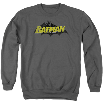 Batman Classic Comic Logo - Men's Crewneck Sweatshirt Men's Crewneck Sweatshirt Batman