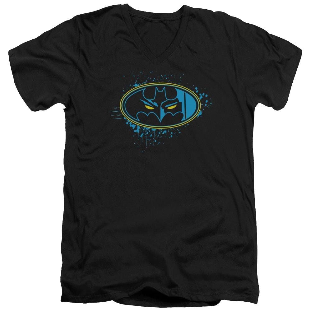 Batman Eyes In The Darkness - Men's V-Neck T-Shirt Men's V-Neck T-Shirt Batman