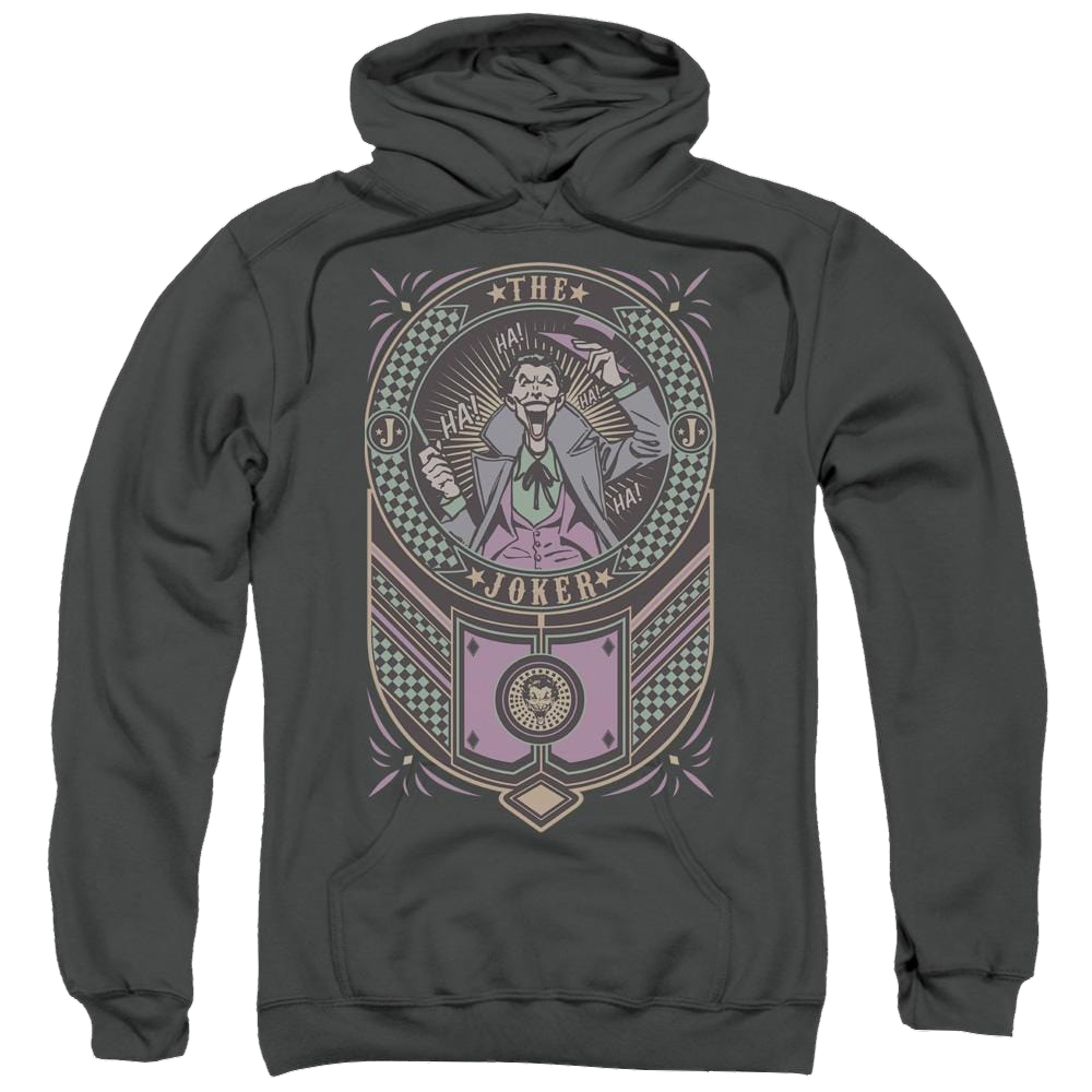 Batman Joker Checkered Sign - Pullover Hoodie Pullover Hoodie Joker