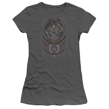 Batman Joker Checkered Sign - Juniors T-Shirt Juniors T-Shirt Joker
