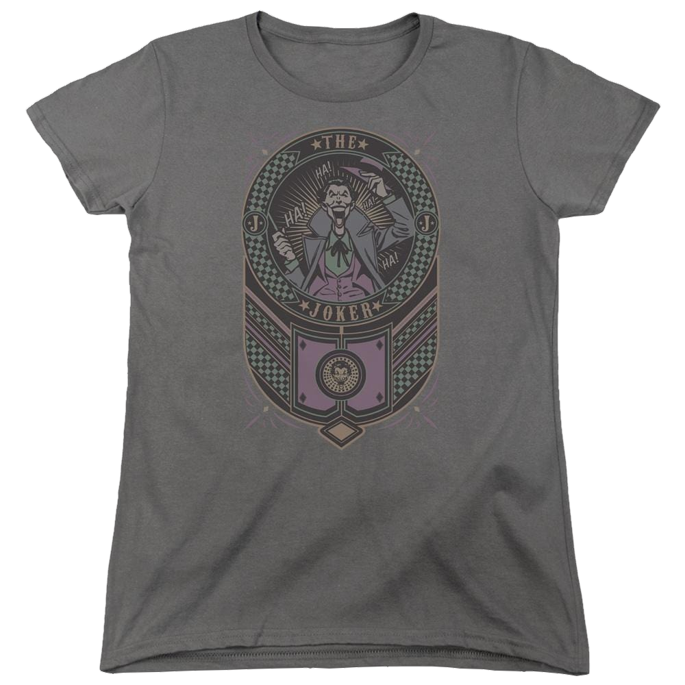 Batman Joker Checkered Sign - Women's T-Shirt Women's T-Shirt Joker