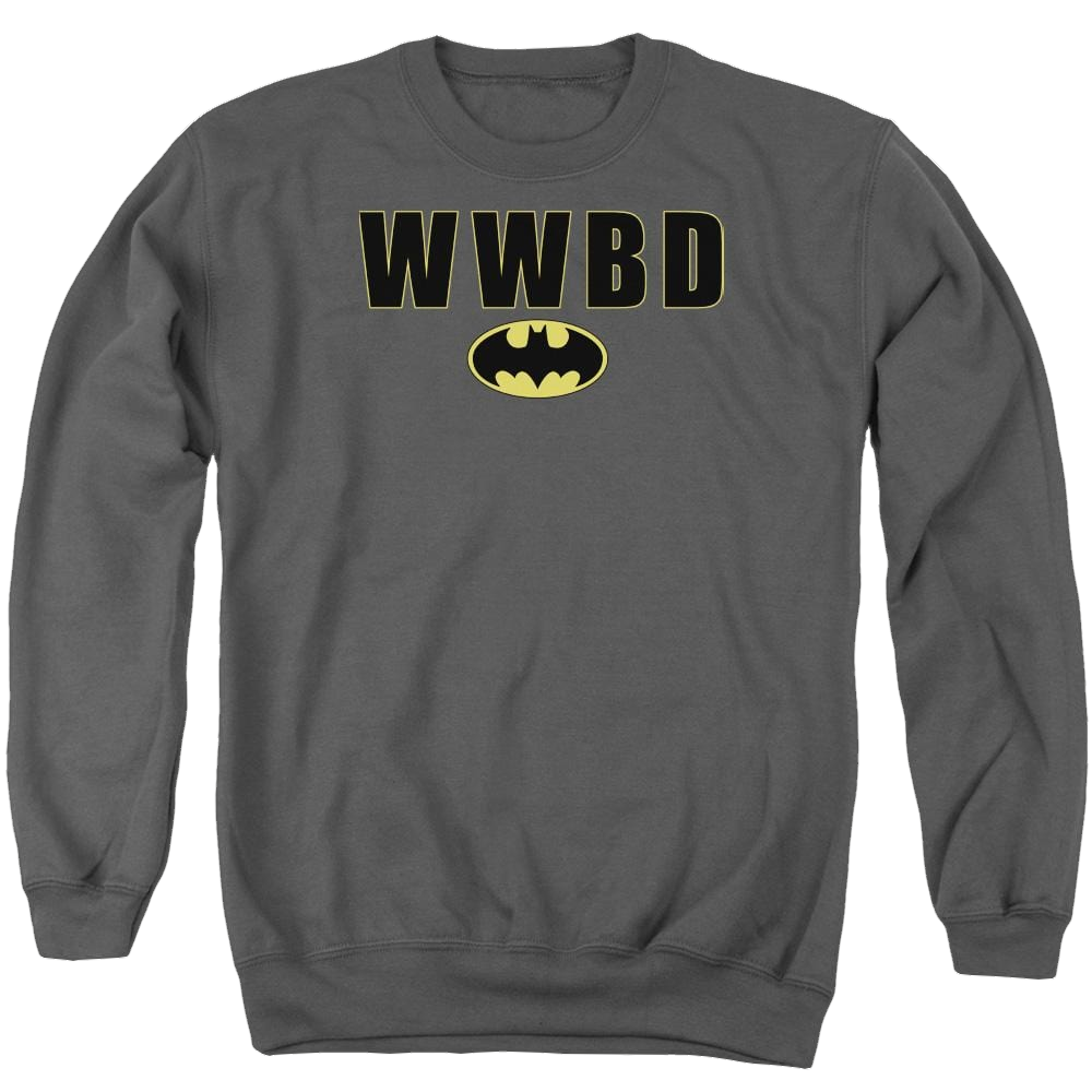 Batman Wwbd Logo - Men's Crewneck Sweatshirt Men's Crewneck Sweatshirt Batman