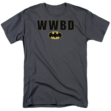 Batman Wwbd Logo - Men's Regular Fit T-Shirt Men's Regular Fit T-Shirt Batman