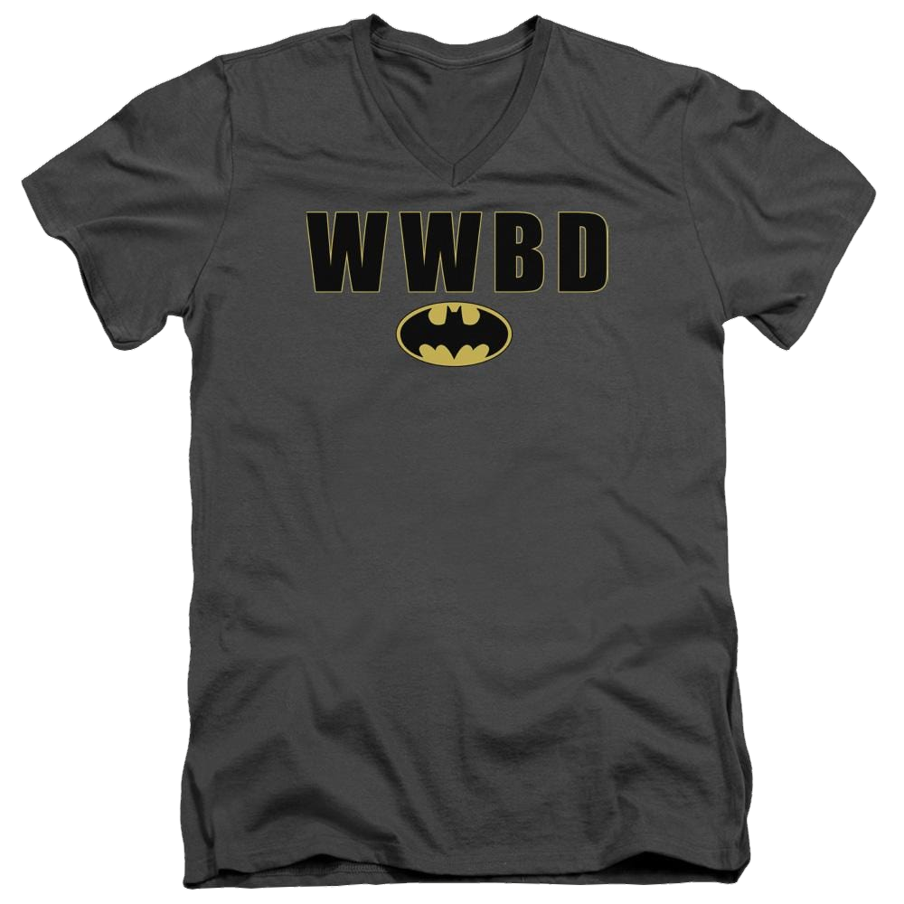 Batman Wwbd Logo - Men's V-Neck T-Shirt Men's V-Neck T-Shirt Batman