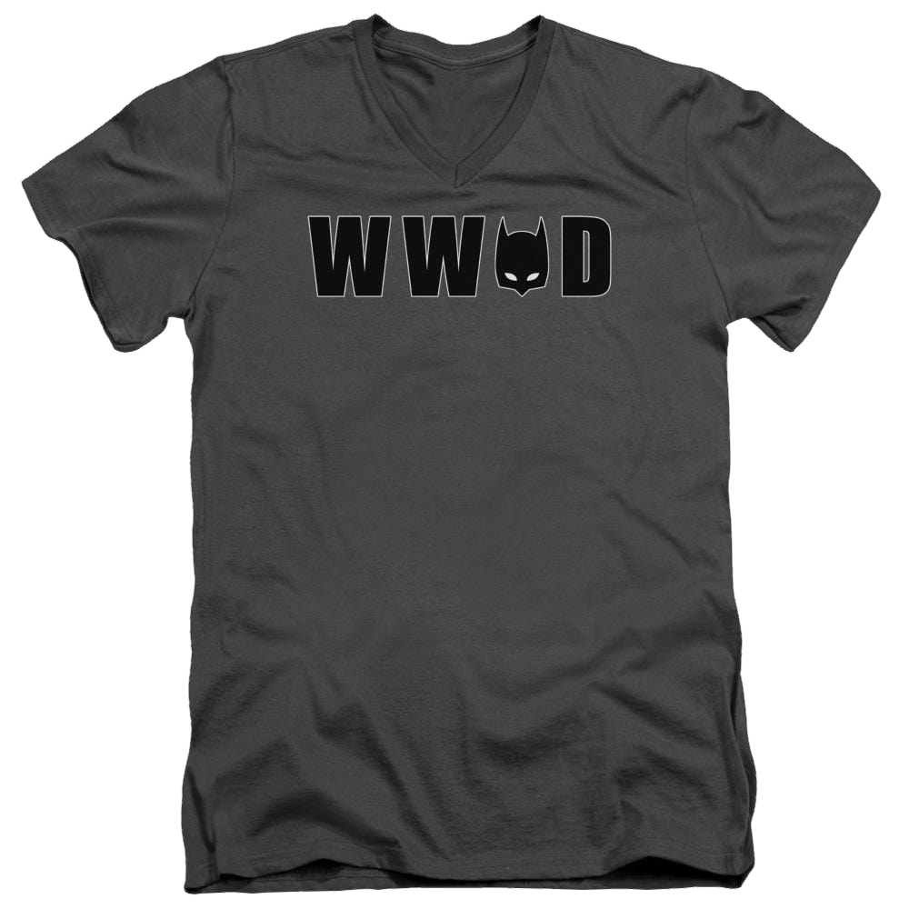 Batman Wwbd Mask - Men's V-Neck T-Shirt Men's V-Neck T-Shirt Batman