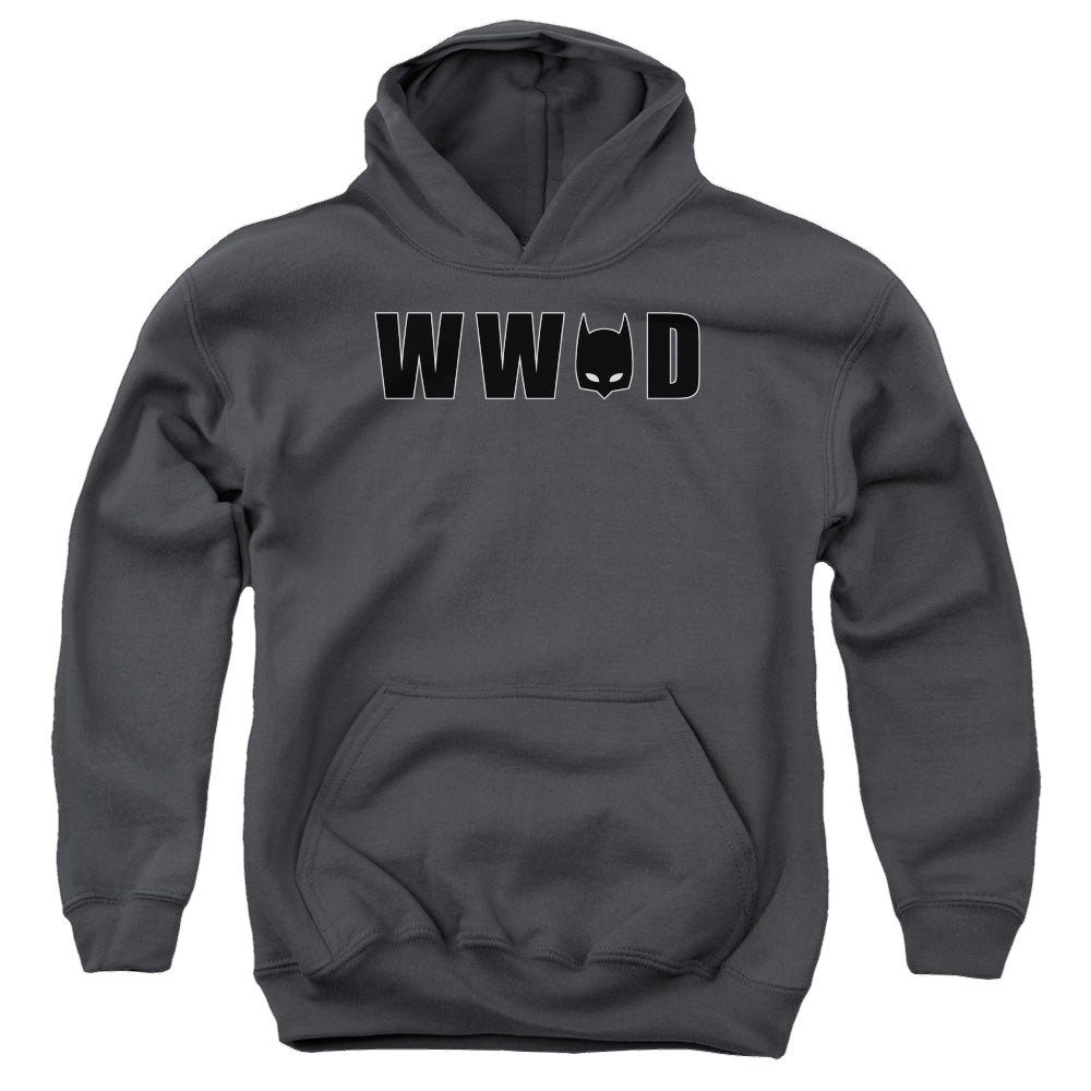 DC Batman Wwbd Mask - Youth Hoodie Youth Hoodie (Ages 8-12) Batman