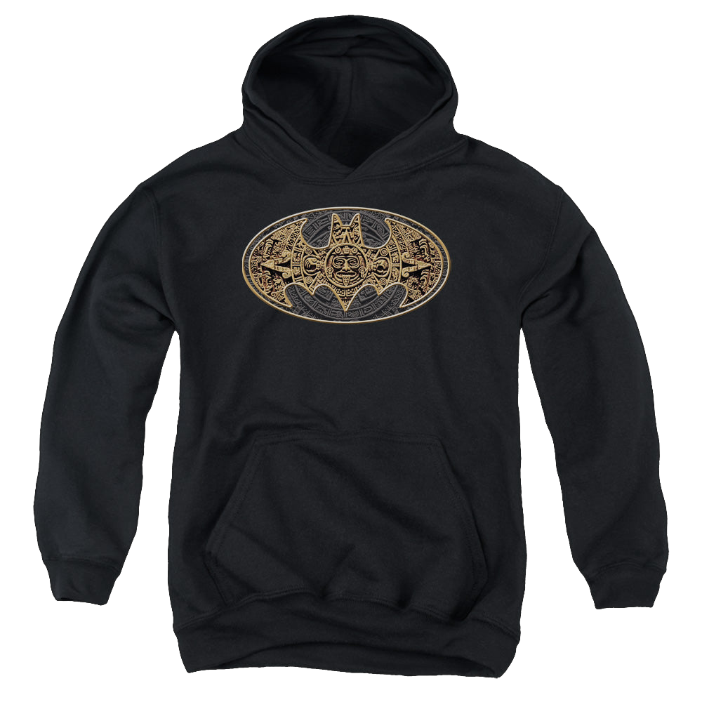 DC Batman Aztec Bat Logo - Youth Hoodie Youth Hoodie (Ages 8-12) Batman