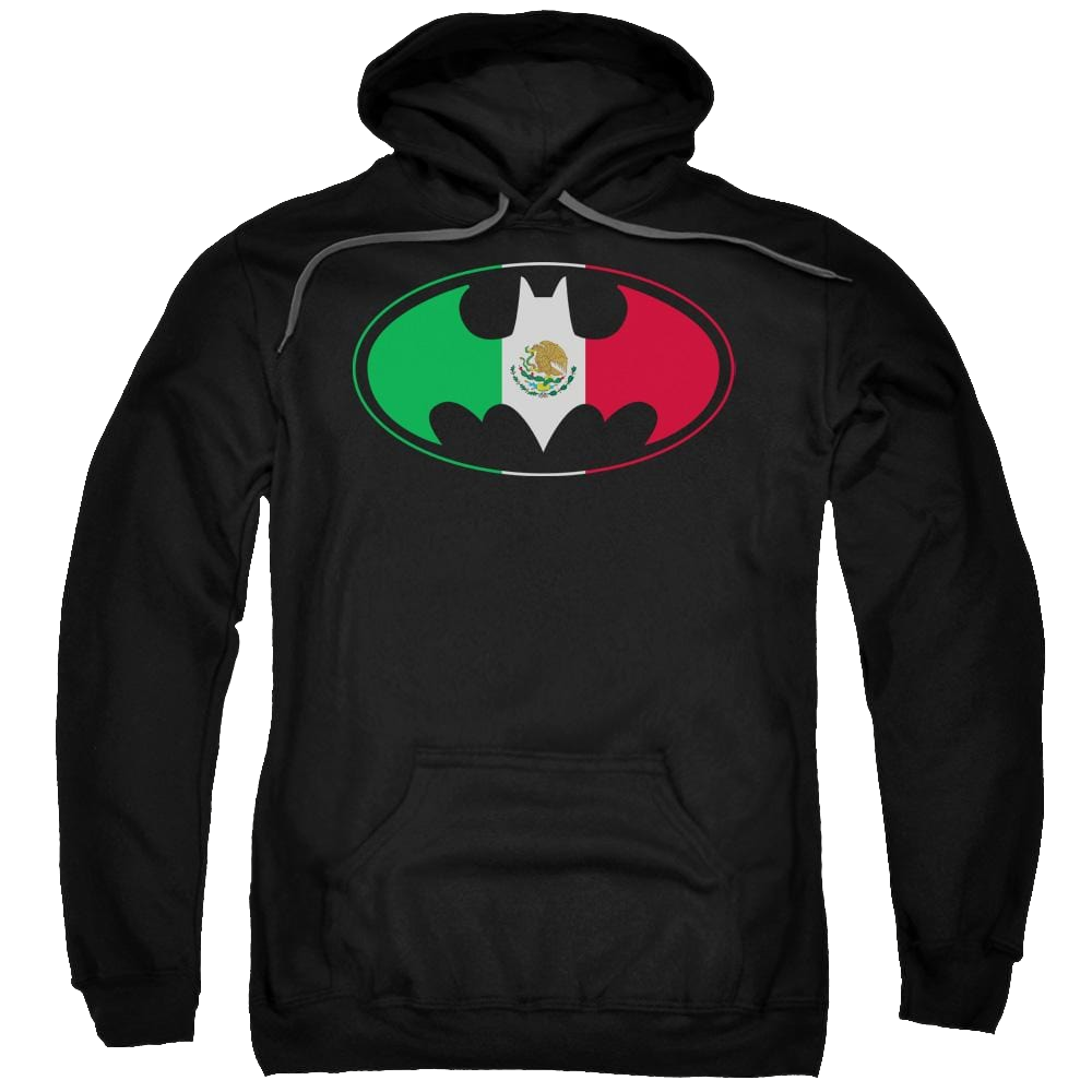Batman Mexican Flag Shield - Pullover Hoodie Pullover Hoodie Batman