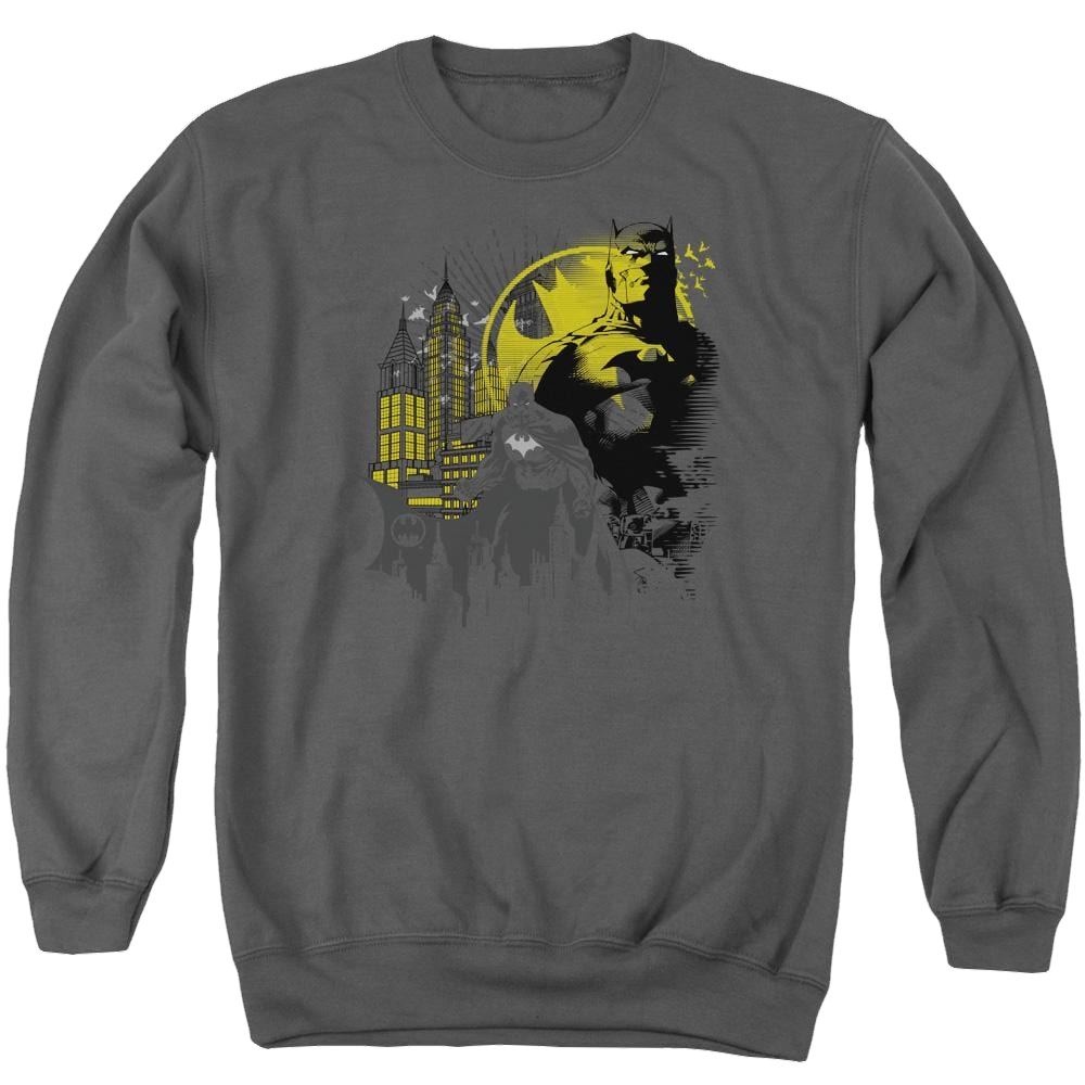 Batman The Dark City - Men's Crewneck Sweatshirt Men's Crewneck Sweatshirt Batman