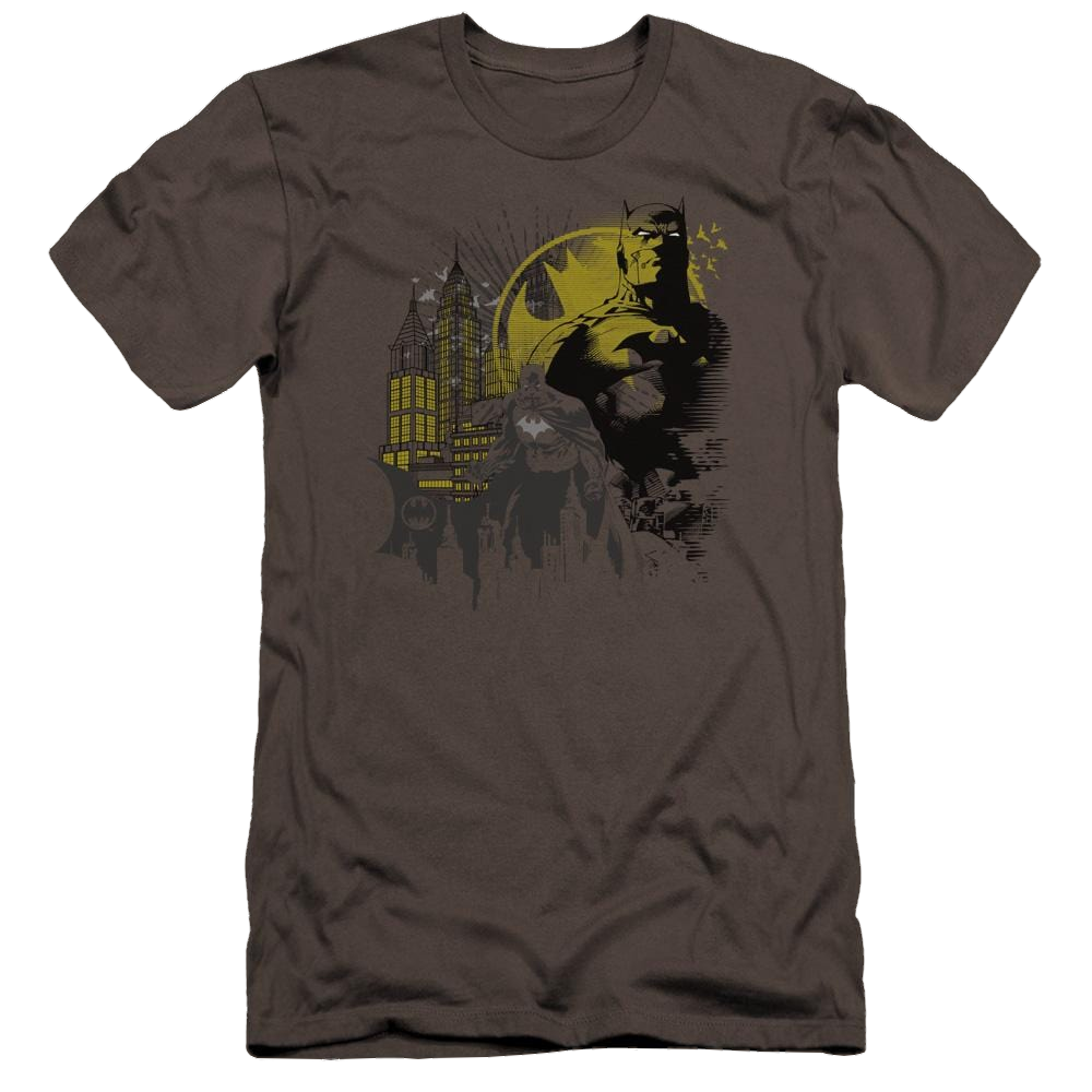 Batman The Dark City - Men's Premium Slim Fit T-Shirt Men's Premium Slim Fit T-Shirt Batman