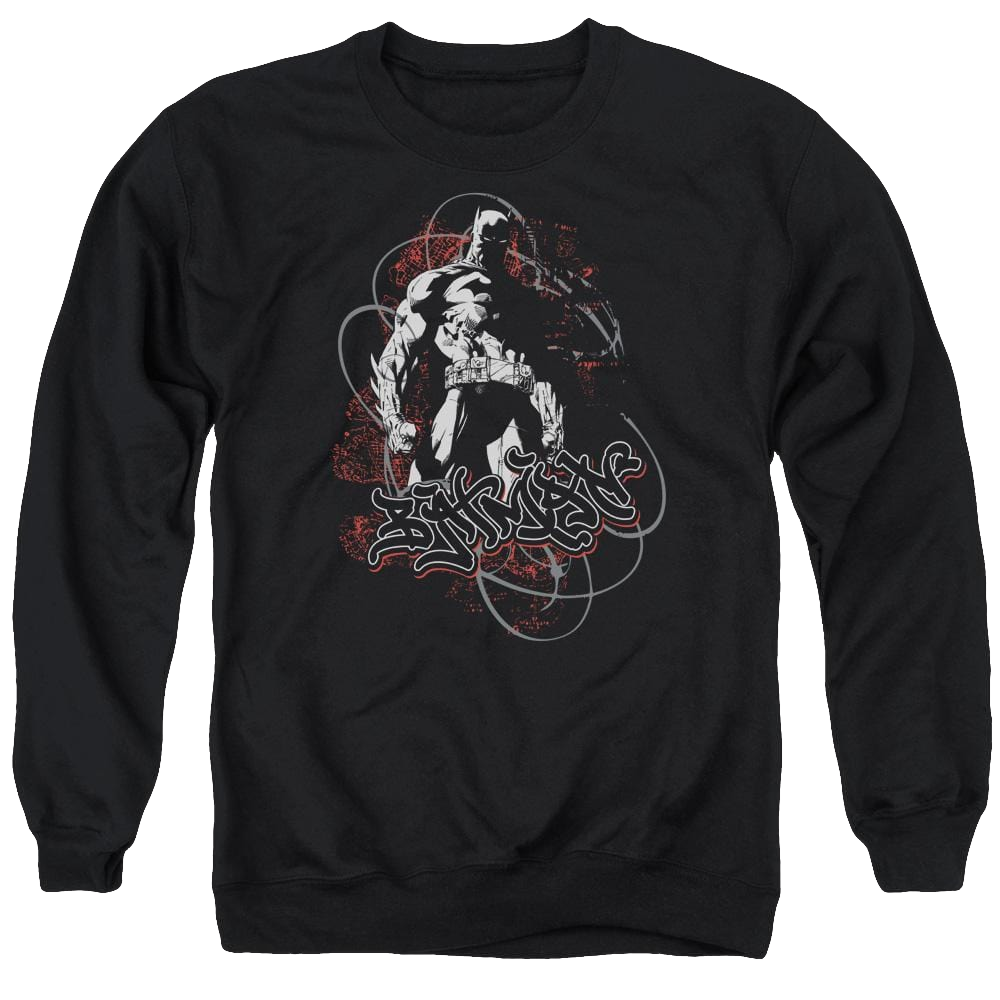 Batman Urban Gotham - Men's Crewneck Sweatshirt Men's Crewneck Sweatshirt Batman