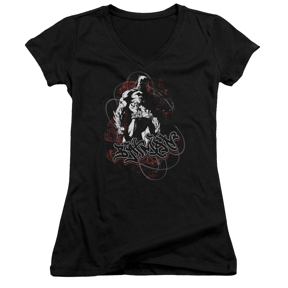 Batman Urban Gotham - Juniors V-Neck T-Shirt Juniors V-Neck T-Shirt Batman
