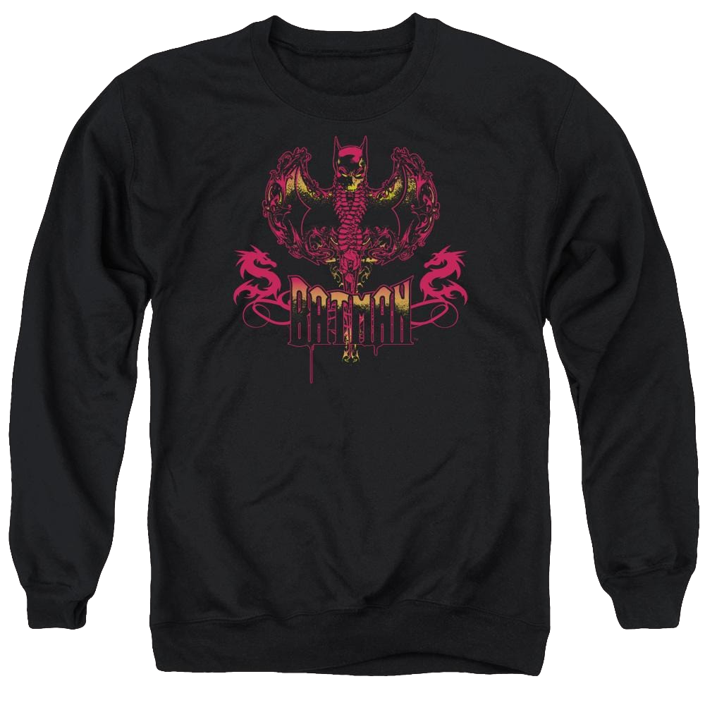 Batman Heart Of Fire - Men's Crewneck Sweatshirt Men's Crewneck Sweatshirt Batman