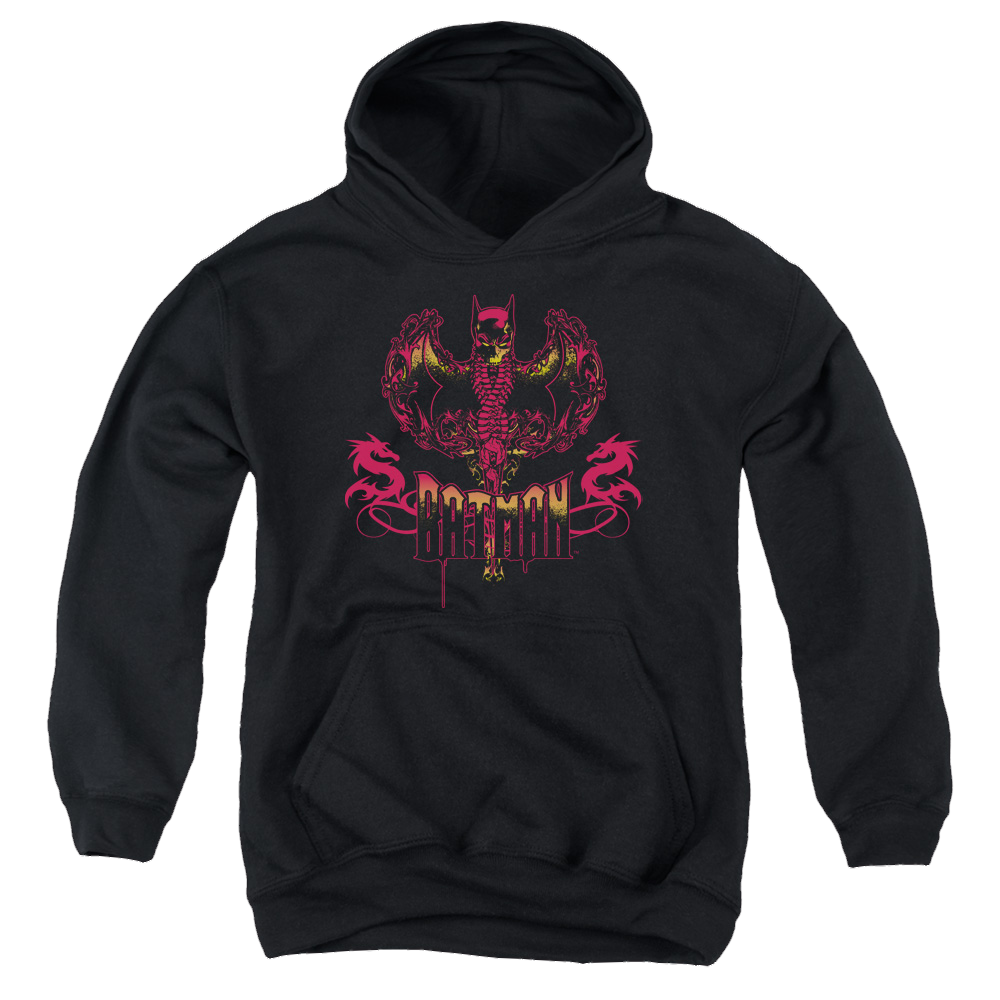 DC Batman Heart Of Fire - Youth Hoodie Youth Hoodie (Ages 8-12) Batman
